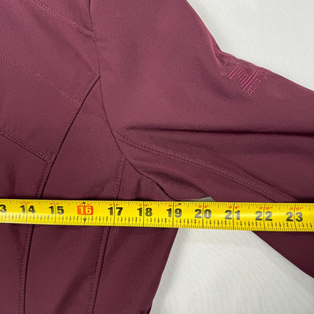 Zeroxposur Womens Water Resistant Warm Rain Jacket Plum Womens Medium Soft Shell - Picture 13 of 15